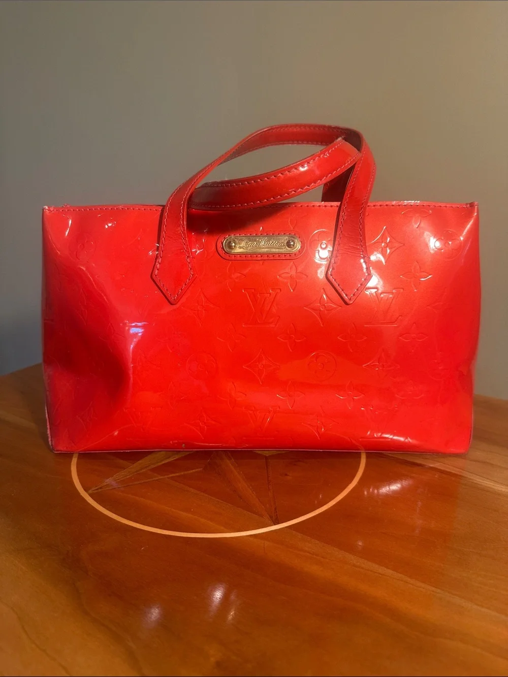 Authentic Louis Vuitton Monogram Vernis Wilshire PM Vintage